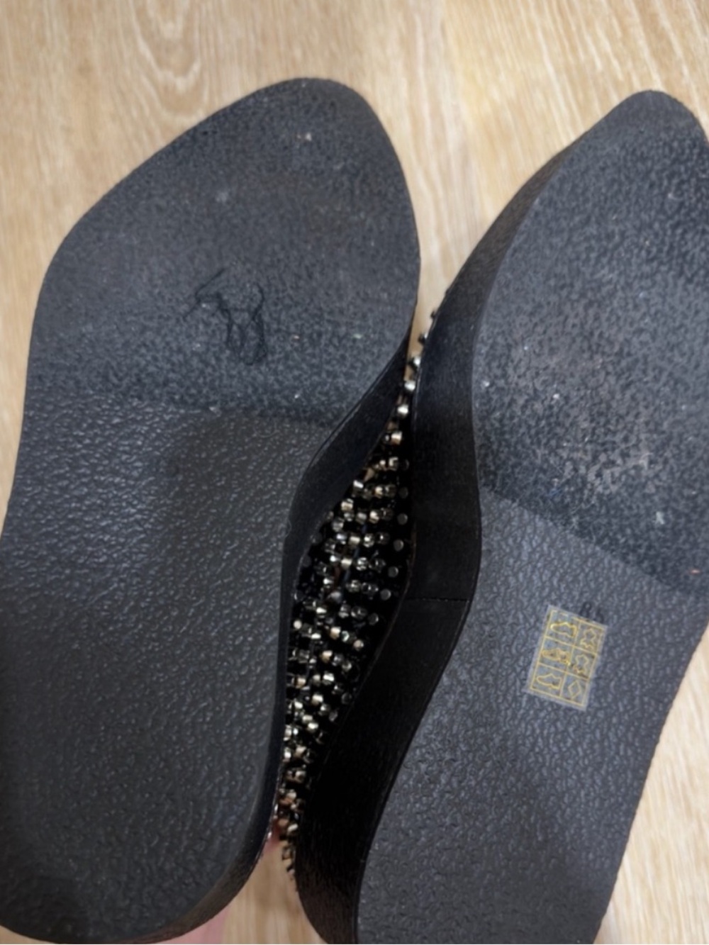 Jeffrey Campbell Black Studded Loafer - Picture 3 of 5